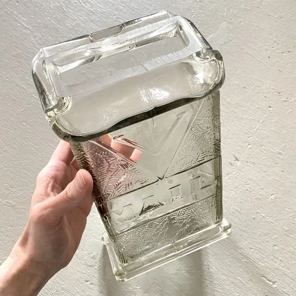 Antique Art Deco Glass Mailbox - Picture 4 of 8